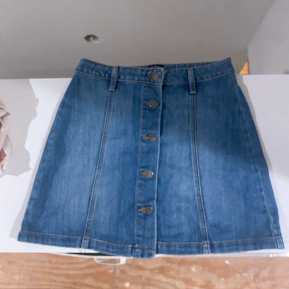 jean skirt
